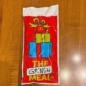 McDonald's Limited Edition Festive Grinch Meal Socks